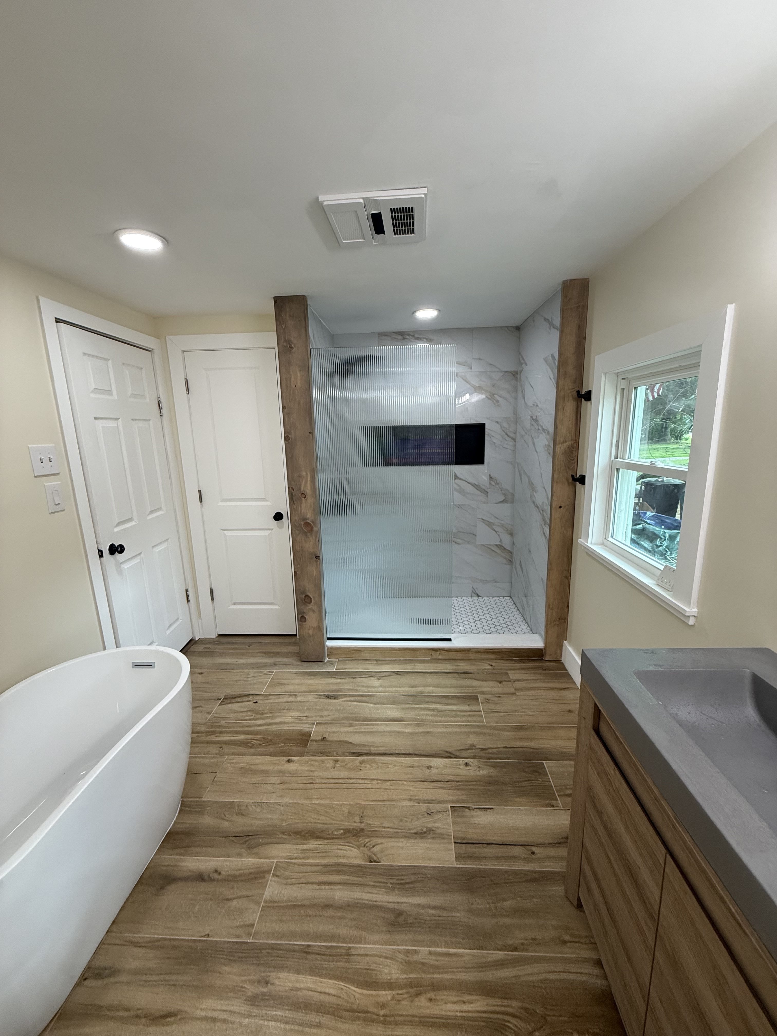 The same bathroom after remodeling by TGF Remodeling